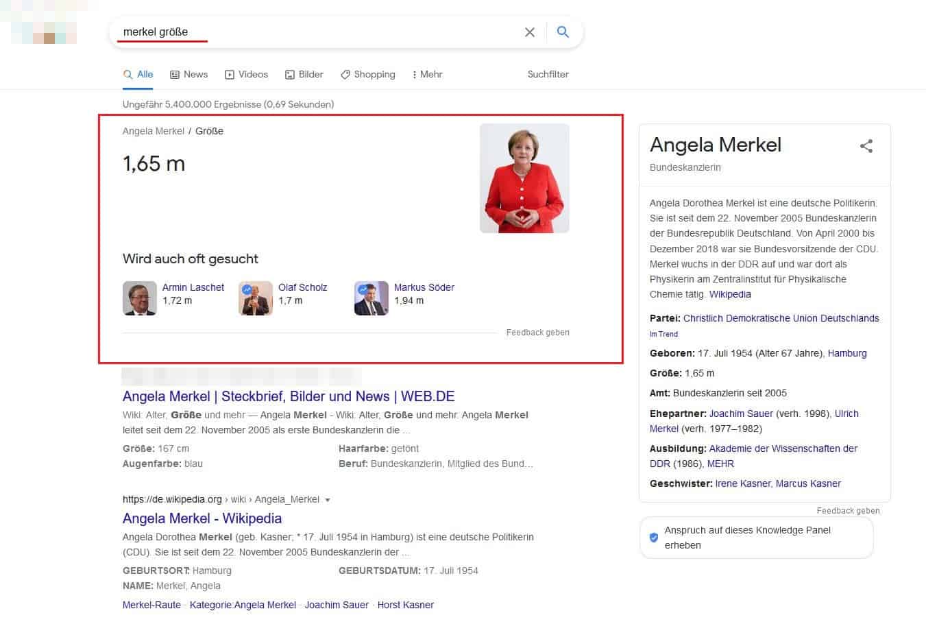 google-serps-know-simple-query-angela-merkel-körpergröße